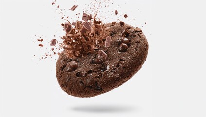 PNG graphic of a biscuit bursting apart