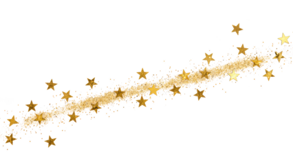 Golden stars sparkling festive decoration glitter celebration magic background design party shine bright texture holiday event shimmer light