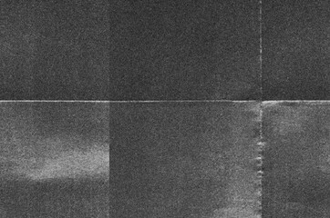 Photocopies of a black and white sheet of paper with a background or texture with grain and noise illustration