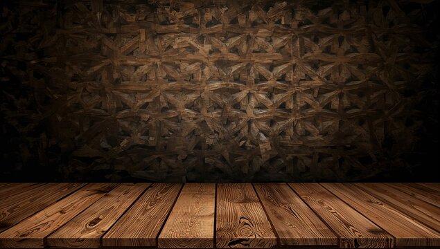 Old wooden planks, showing signs of wear and age, ideal for rustic decor backgrounds
