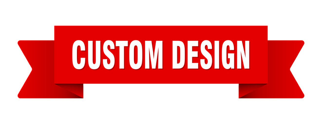custom design ribbon isolated on transparent background. custom design ribbon