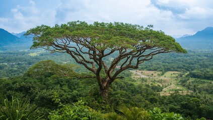 Exploring tropical parks with lush greenery and vibrant landscapes, nature appreciation