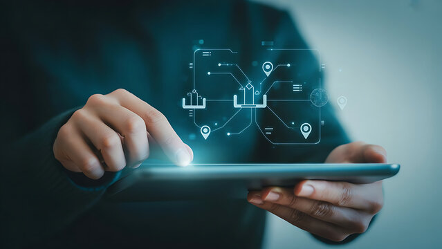 Innovate solutions using a tablet for business growth and advancement today