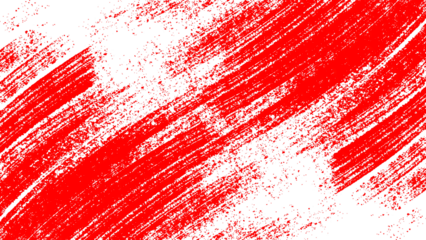 Red Brush Stroke Texture on Transparent Background. Perfect for Modern, Artistic Designs, Abstract Backgrounds and Creative Projects.