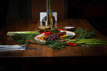 
Very tasty food at the Caucasus restaurant