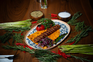 
Very tasty food at the Caucasus restaurant