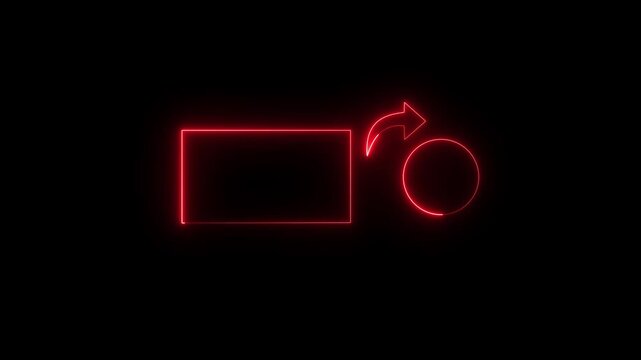 the design appears to be a minimalist interface, possibly for a media player or streaming service. Neon end screen. Subscribe button and outro end screen outro card for gaming and video channel . 