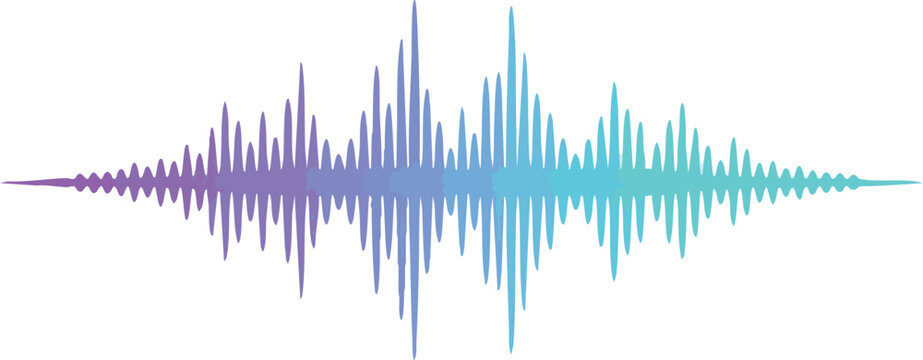 Vibrant Waves A Spectrum of Sound Visualization in Abstract Form