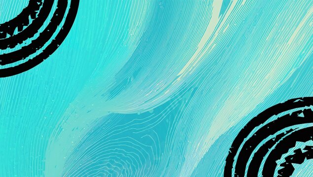 Black triangular striped background with abstract shapes, suitable for text layout