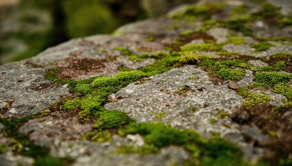 Moss-Covered Stone with Grout, erosion risk