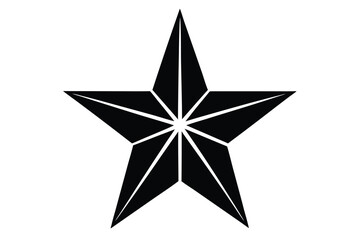 star light vector icon silhouette