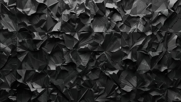 Black wall, suitable for text overlay and graphic design - Powered by Adobe