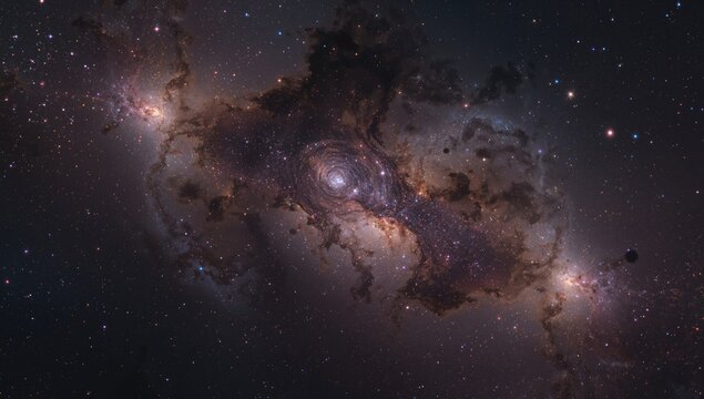 Solar systems, celestial bodies, and stars in vast space, exploration potential