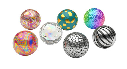 Obraz premium Collection of decorative balls