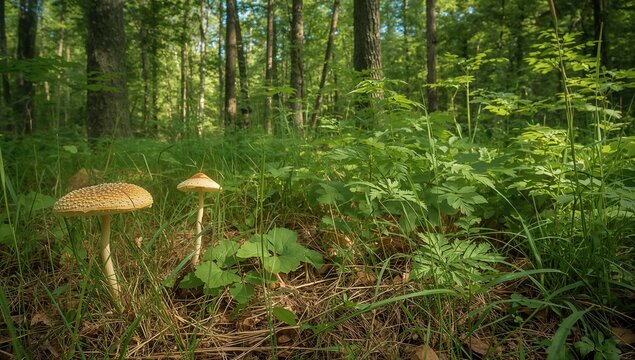 Parasola plicatilis, a type of mushroom known for its distinctive shape, showcasing potential edible qualities
