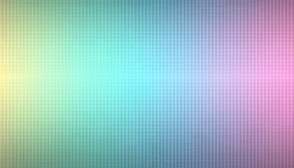 Abstract digital pattern with pastel neon color gradient and vertical lines. Creates retro tv static or screen noise effect. Modern glitchy background for creative projects.