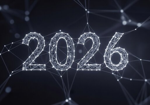 Future digital innovation and connectivity concept for the year 2026