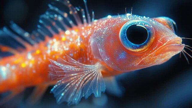 tropical fish in aquarium