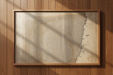 Laminate panel section requires fixing because of scratches and harm.