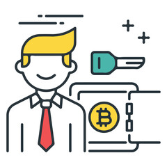 Premium Global Information Search Icon