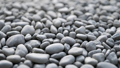 Pebble stones arranged in a natural setting, suitable for text background or layout