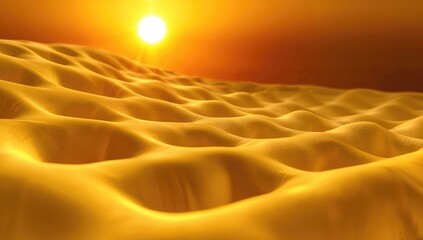 Close-up of yellow gold airbed reflecting sunlight, perfect for outdoor relaxation