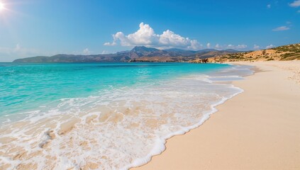 Coastal Scenery Featuring Pristine Waters, Ideal for Relaxation