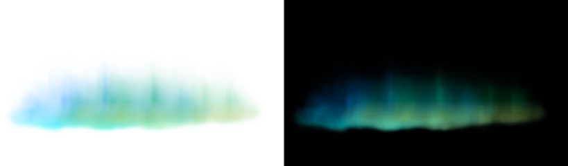 Fototapete Nordlichter PNG image of Vibrant pixelated light wave transparent PNG overlay design element  © zakir