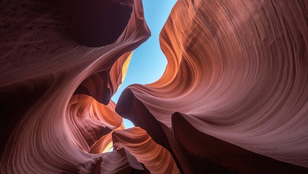 Upper Antelope Canyon in Arizona, a natural wonder showcasing erosion risk - Powered by Adobe