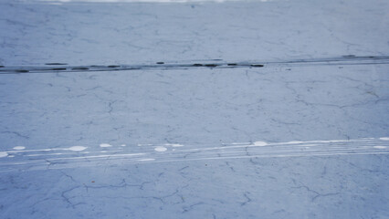 Image of tiles that are the surface of the stone.