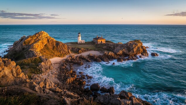 Rocks and Lighthouse, erosion risk