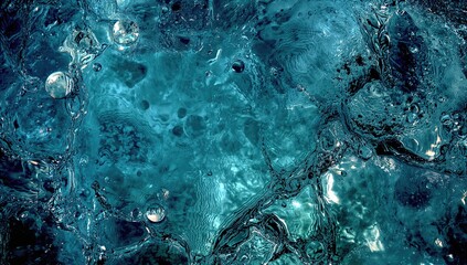 Water infused with various colors, beneficial hydration option