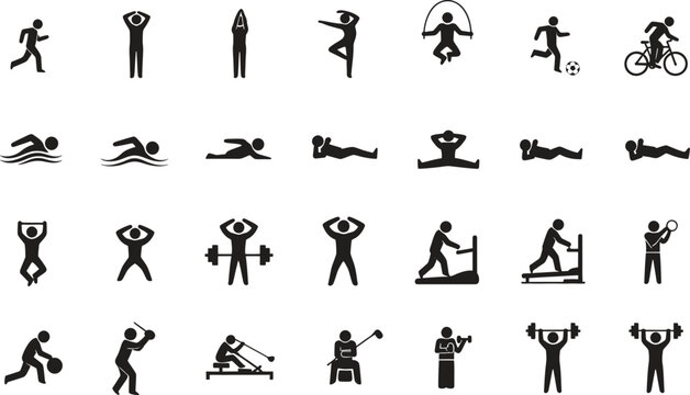 Xercise Pictograms Exercise Pictograms Images – Browse 104,051 Stock Photos, Vectors, and ...