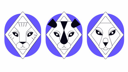 Obraz premium black and white christmas balls