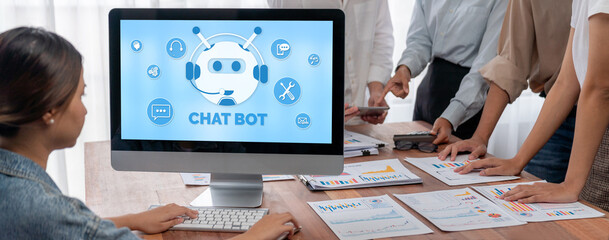 Chatbot software application for brisk online business that automatically reply to customer...