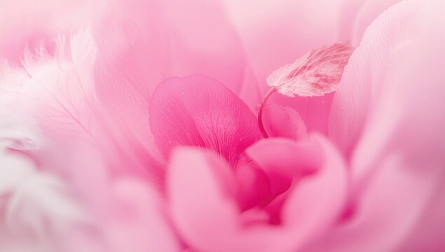 Close-up of pink flower petals, suitable for wallpaper, with an emphasis on texture and design