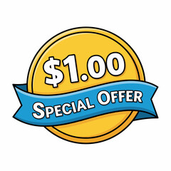 Only $1.00 Best Price Tag Sticker Graphic