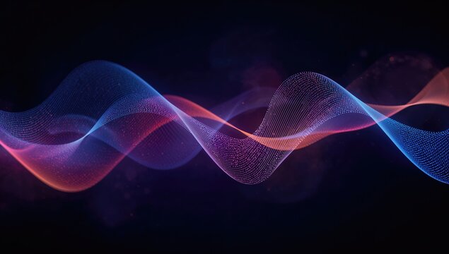 Abstract digital backdrop featuring a colorful network connection structure, suitable for UI design