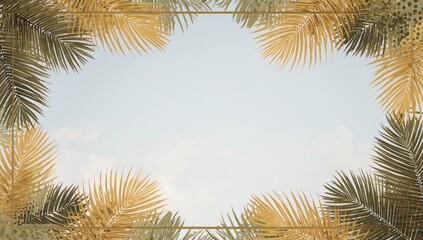 Palm leaf textured background, suitable for editorial header background