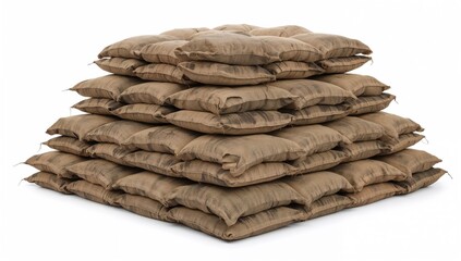 Sandbags for protection against attacks, security measure