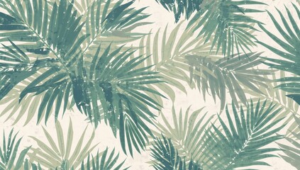Palm tree illustration, simple seamless vector design, suitable for UI backdrop