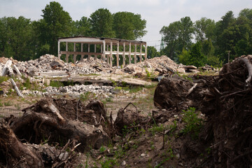 Ruins of the USSR Army military base
