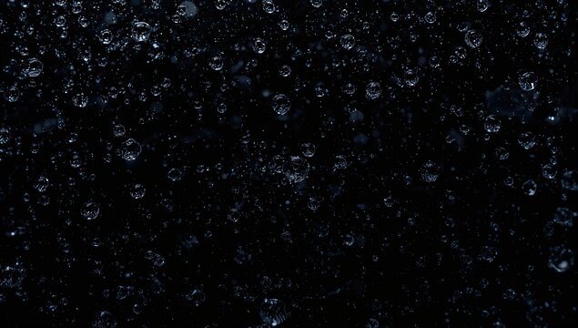 Black background with water droplets - Powered by Adobe