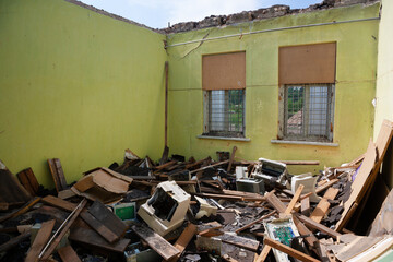 Ruins of the USSR Army military base