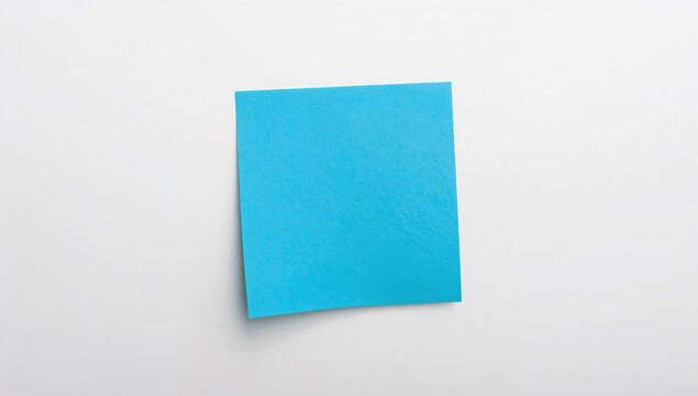 Vibrant Blue Note Paper, useful for reminders and organization