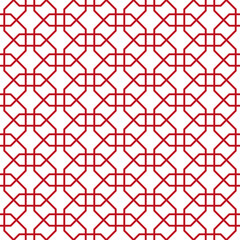 Vector festive ornament. Seamless geometric universal pattern.