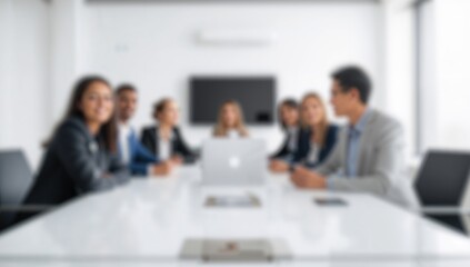 Blurred image for abstract background, suitable for business meeting layout