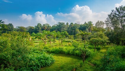 Shillongket tree nursery showcasing vibrant greenery, promoting environmental sustainability