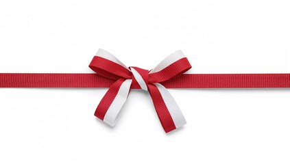 Set of fabric strings in traditional colors, suitable for crafting and decoration