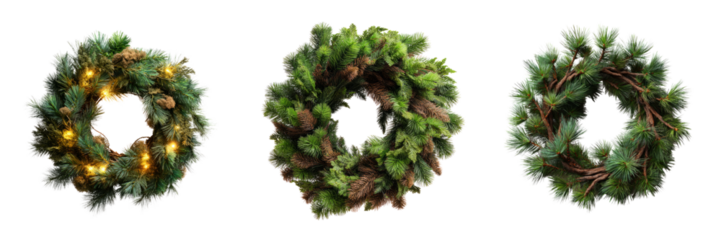 Christmas wreath decorations showcase cozy home setting festive content indoor viewpoint